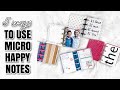 5 Creative Ways to Use Micro Happy Notes | At Home With Quita