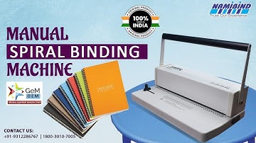 Manual Spiral Binding Machine   Spiro 40 📞09555086767 #bookbinding  How to use spiral punching