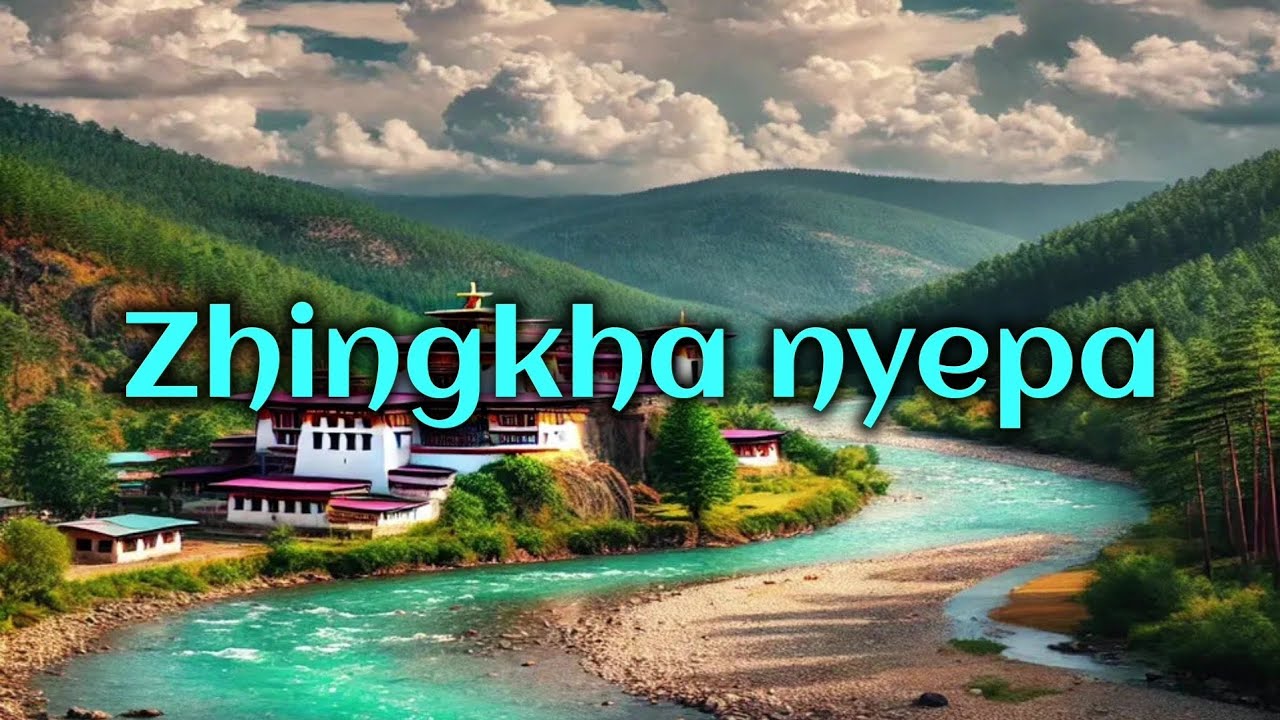 Zhingkham Nyipa [vocal off] | Sonam Wangdi | Bhutanese karaoke song with lyrics |