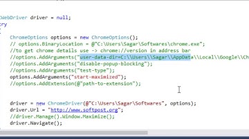 Lecture 6  - Desired Capabilities in Selenium in C#.Net