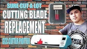 GCC Cutter Plotter | Sure Cut A Lot New Blade Replacement