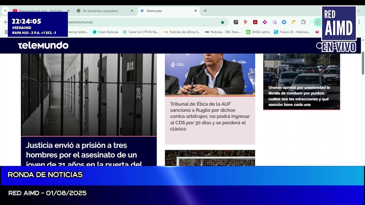 PROGRAMACIÓN RED AIMD - NOTICIERO AIMD ESTELAR - 31/07/2025 - YouTube