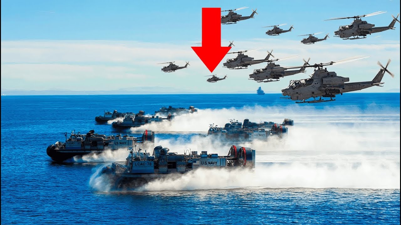 U.S. Marines Amphibious Assault 2025 | Massive Sea to Land Live Fire Operation at Camp Pendleton