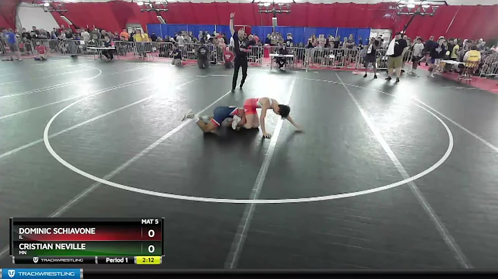 132 Lbs Champ. Round 1 - Dominic Schiavone, IL Vs ...
