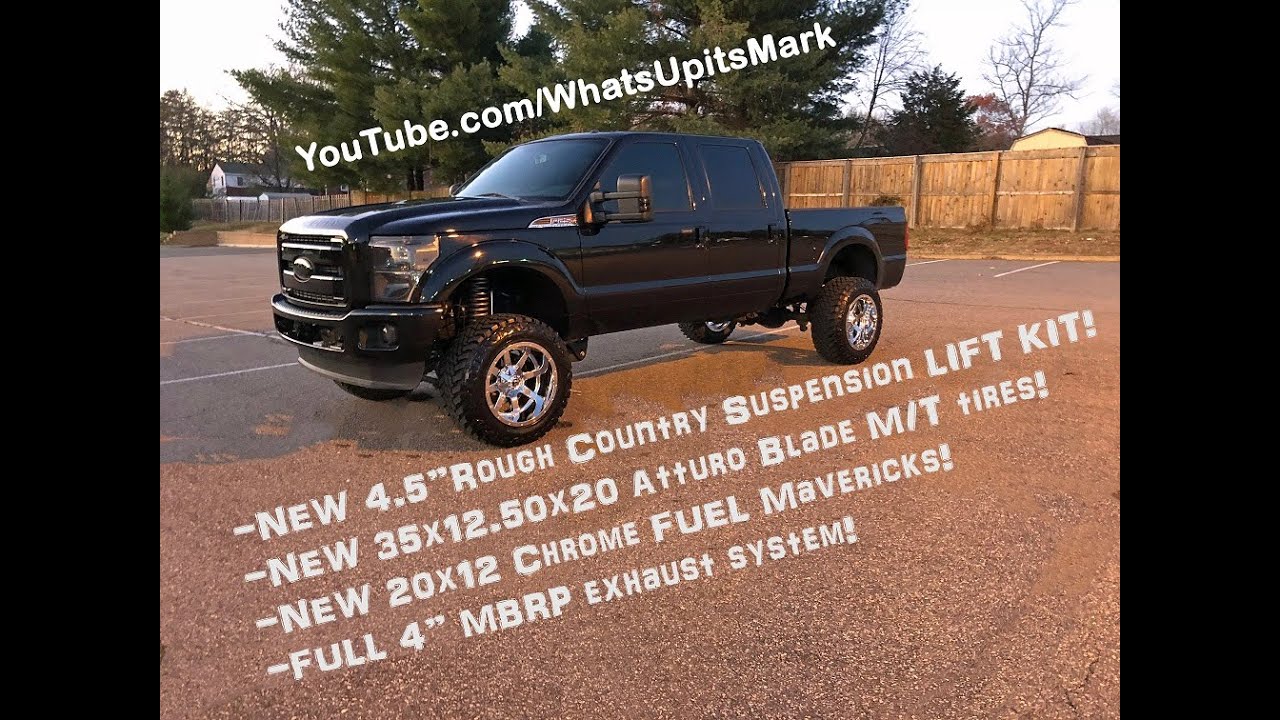 LIFTED 2016 FORD F-250 LARIAT 4x4 TURBO DIESEL 6.7L POWERSTROKE on MAVERICKS and 35's!