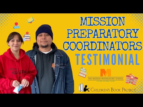 Children's Book Project | Mission Preparatory Coordinators Testimonial