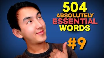 504 Absolutely Essential Words Lesson 9