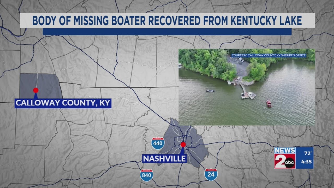 Body of missing boater found in Kentucky Lake - YouTube