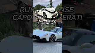 Ruyter capotou a Masserati de milhões #Ruyter #ruytercortes #interesseira #ruyterclips #cortesruyter