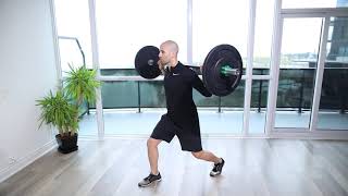 BB Back Rack Split Squat