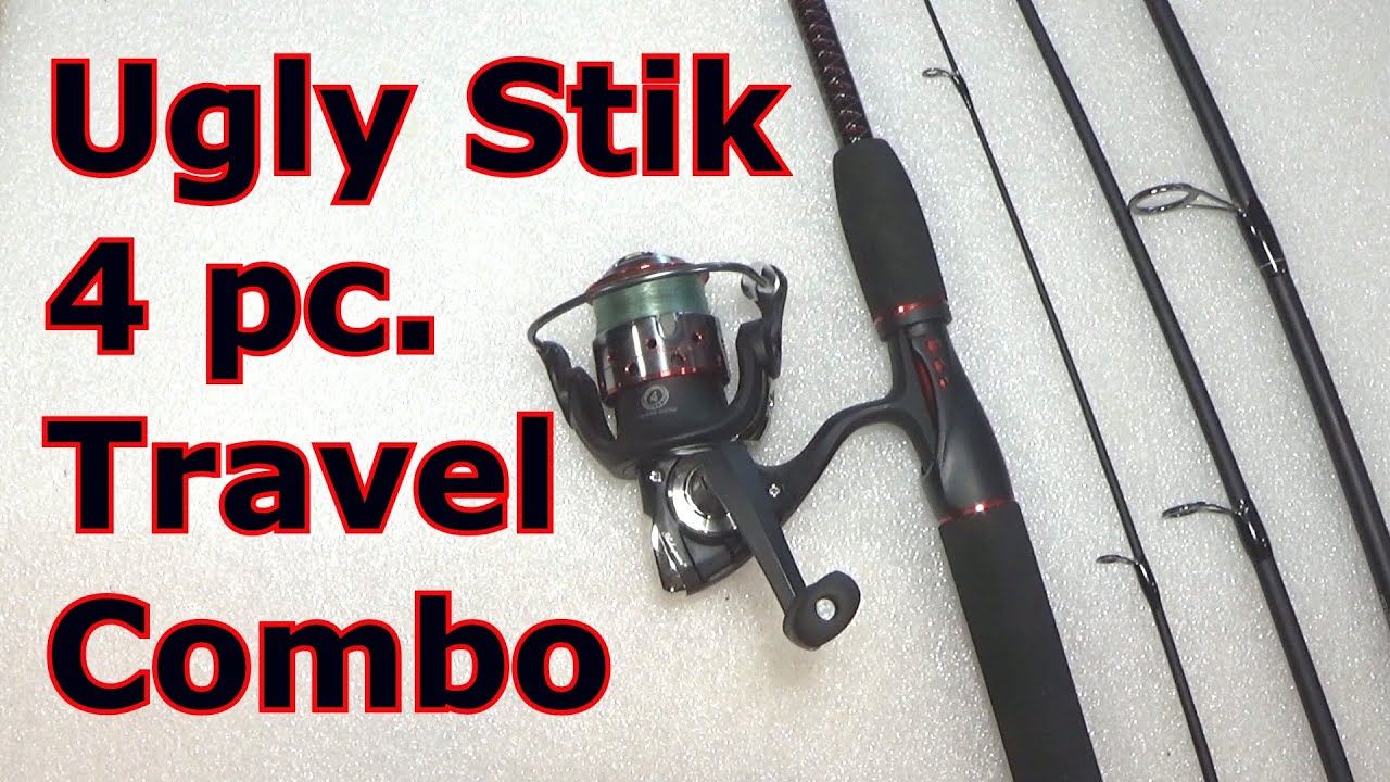 Ugly Stik GX2 4 Piece Travel Spinning Combo 