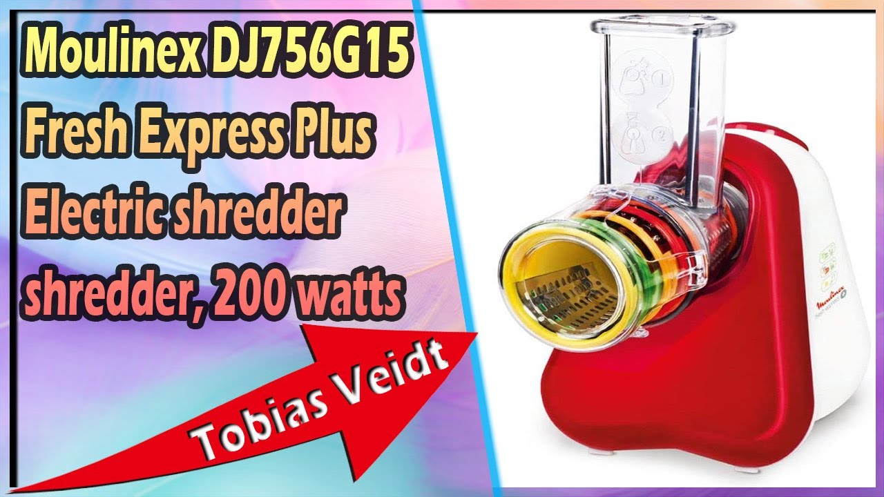 Moulinex DJ756G15 Fresh Express Plus Electric shredder shredder, 200 watts  