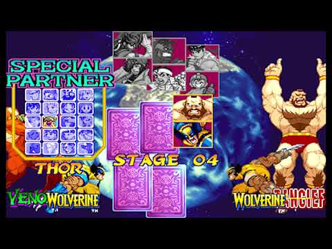 Marvel vs Capcom 1 ( Arcade ) - Red Venom / Wolverine Playthrough ( Aug 10, 2018 )