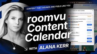 Your 2-Week Content Calendar Done For You Inside the roomvu Platform
