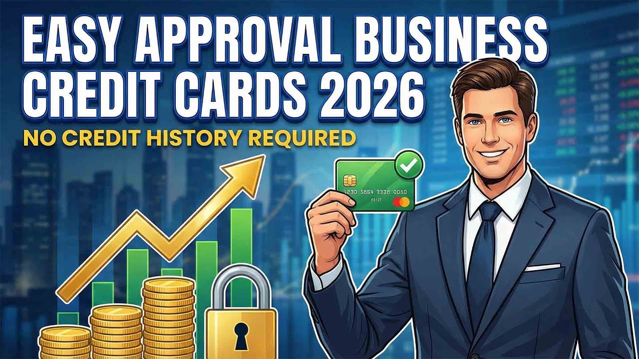 Easy Approval Business Credit Cards 2026: No Credit History Required