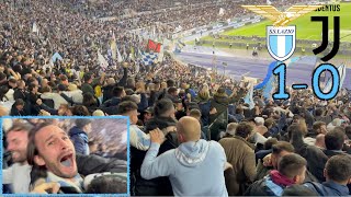 LAZIO-JUVENTUS 1-0 | LIVE REACTION | ESPLOSIONE al GOL di MARUSIC sotto la NORD!