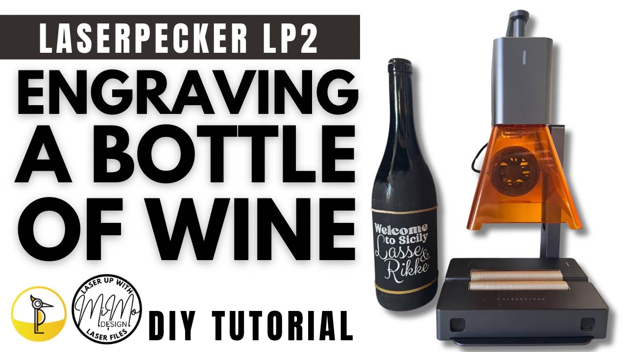 Turn Any Wine Bottle into a Custom Gift with a Laser