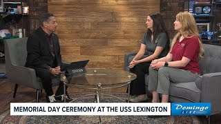 USS Lexington talks honoring the fallen at Memorial Day Ceremony on Domingo Live