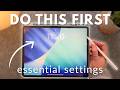 Set Up Your New iPad ✏️ settings + tips