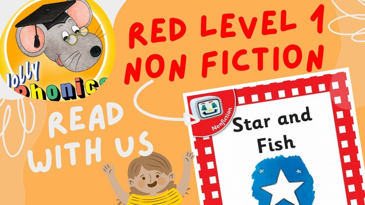 Jolly Phonics Red Level 1 Non-fiction, Star and Fish #jollyphonics # ...