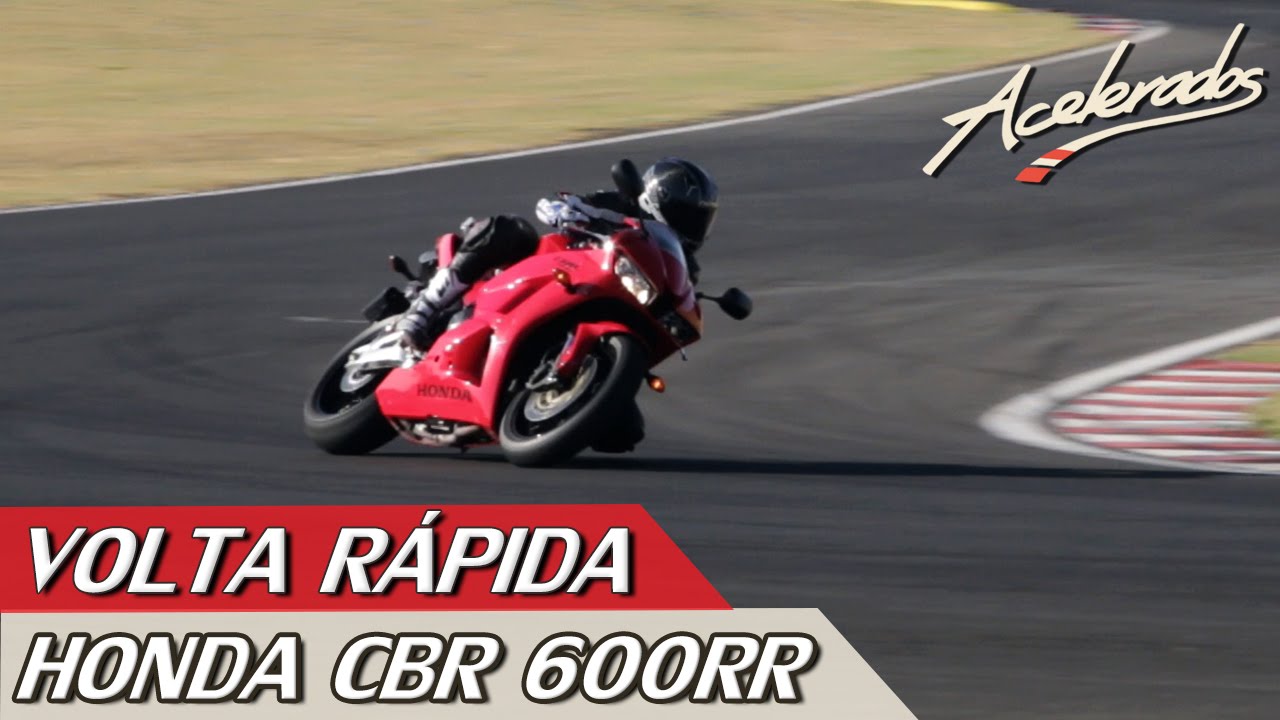 HONDA CBR 600RR - VOLTA RÁPIDA #8 COM ALEX BARROS | ACELERADOS rubens barrichello