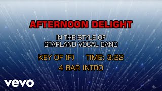 Starland Vocal Band - Afternoon Delight (Karaoke) chords