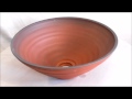常滑焼手洗い鉢　朱泥  高山陶園　渡辺敬一郎
