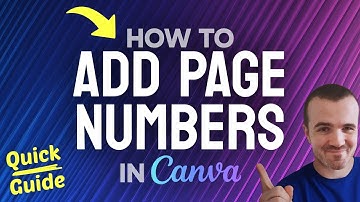 How to ADD Page Numbers in Canva (Step by Step) 2025