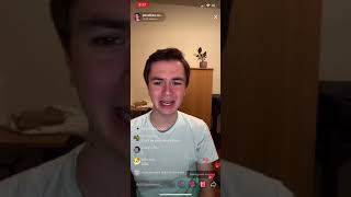 Famous Vegan guy gets mad on TikTok live Profile