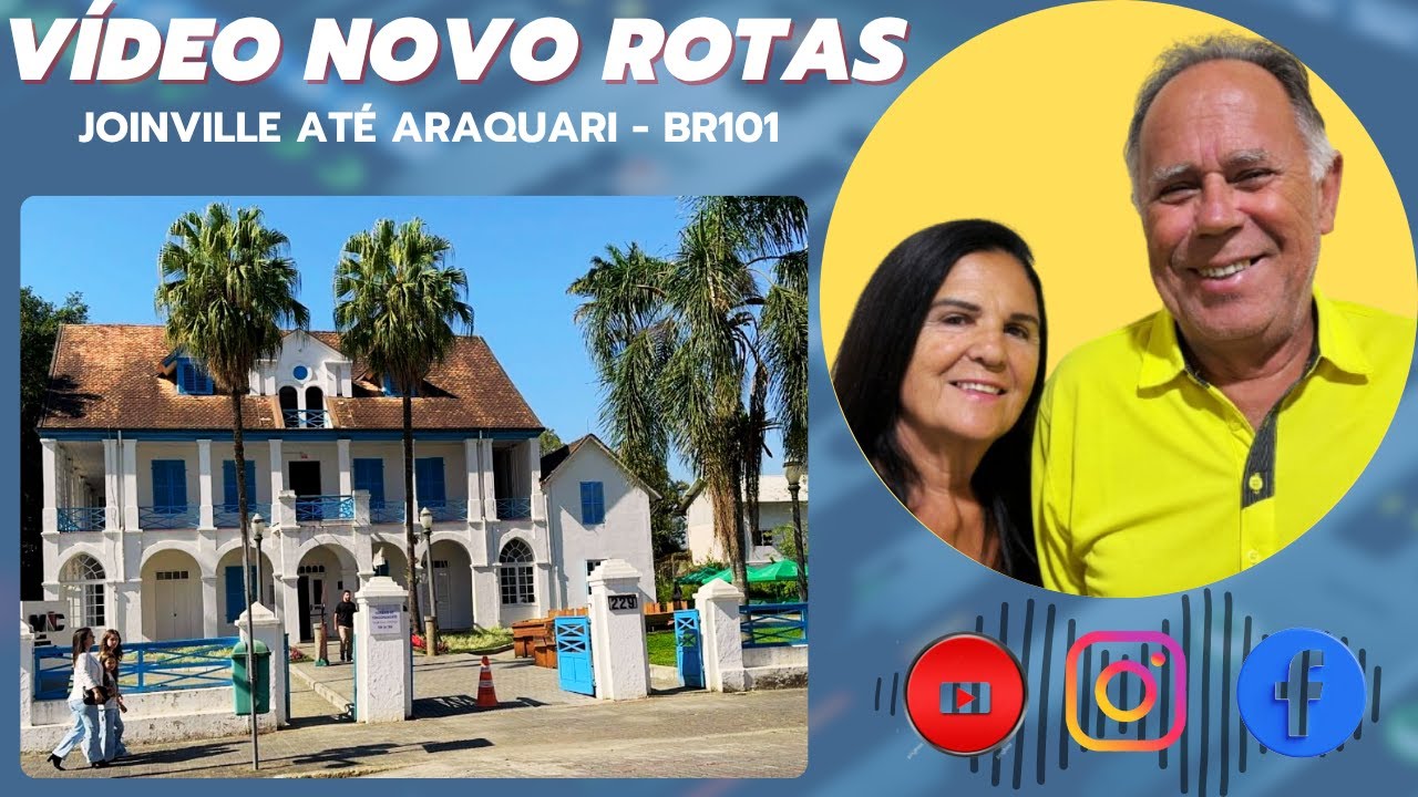 Joinville / SC - Centro até a cidade de Araquari / SC (Br 101 - Pedágio)