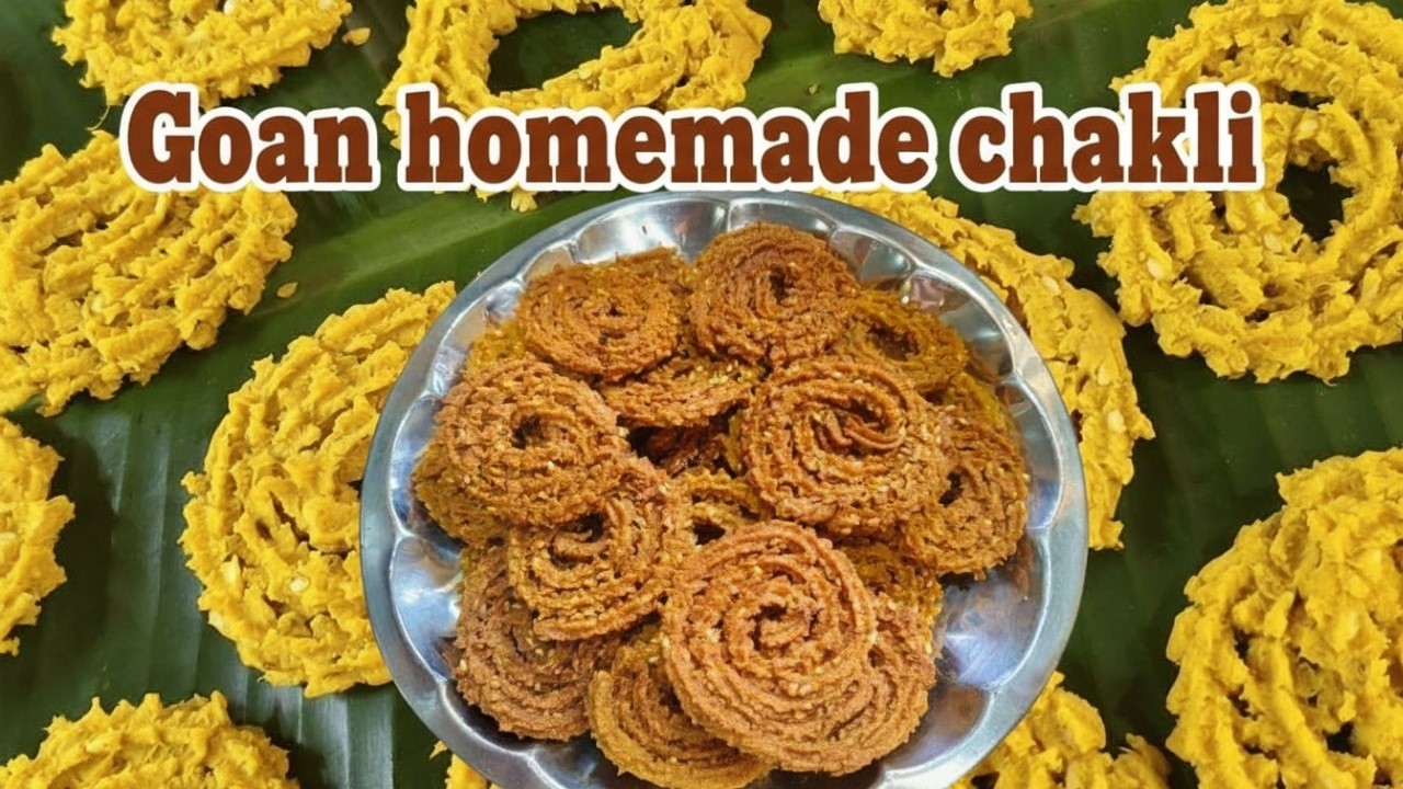 Crispy & Flavorful Chakli | Perfect Diwali Snack Recipe |How to Make Authentic Goan Chakri