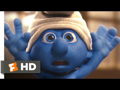 The Smurfs (2011) - Clumsy in the Bathroom Scene (3/10) | Movieclips