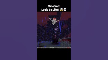 Minecraft Logic Be Like!!💀🤯 #shorts #bossmjb