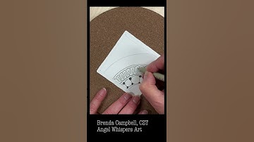 Mindful Monday 18. Draw along with me and create this tile using the Zentangle Method. #zentangle