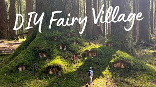 DIY Fairy Village - made of natural materials