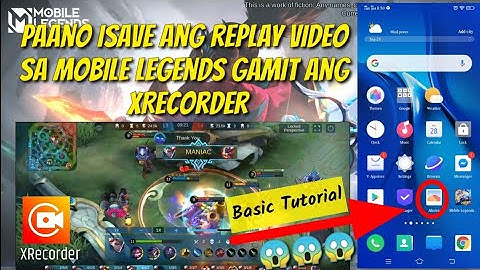 Best Screen Recorder | Save Your Replay Video Part 2 | MLBB (Mobile Legends Bangbang)