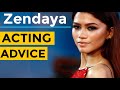 EUPHORIA Zendaya Acting Advice