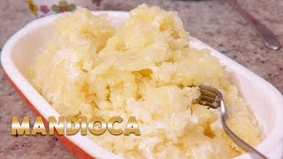 MANDIOCA FRITA Uma receita diferente deliciosa e simples