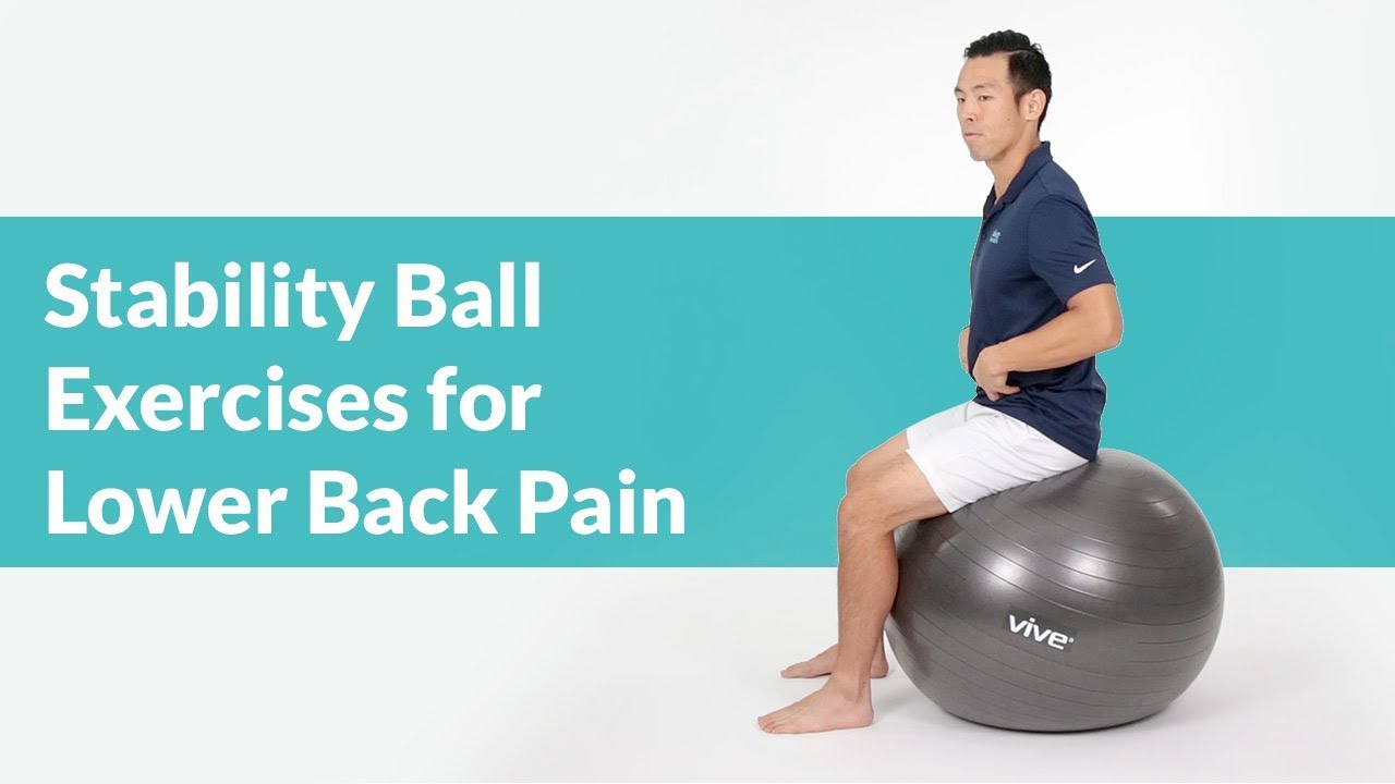 yoga ball for back pain