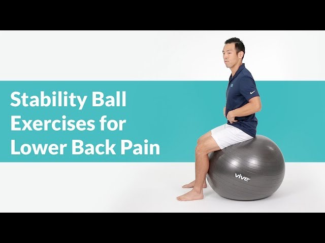 The exercise ball back stretches you should be doing daily