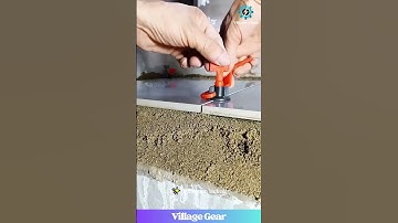 NEVER Have Uneven Tiles AGAIN! This Gadget is MAGIC! 🤯 #tilehack #DIYsecret #leveling #construction