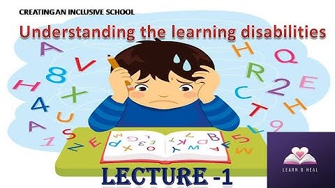 TNTEU B Ed second year # creating an inclusive school # understanding learning disability # part-01