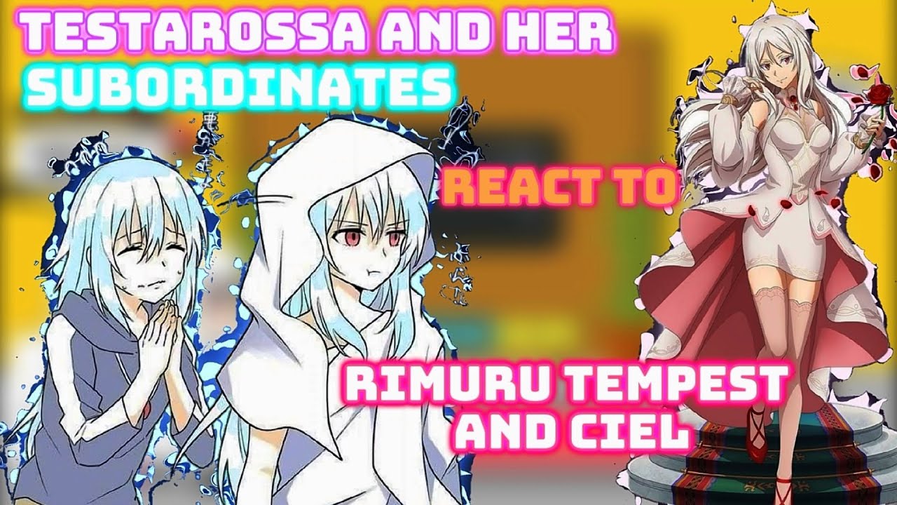 testarossa and her subordinates react to Rimuru and ciel || Gacha Reaction || all parts