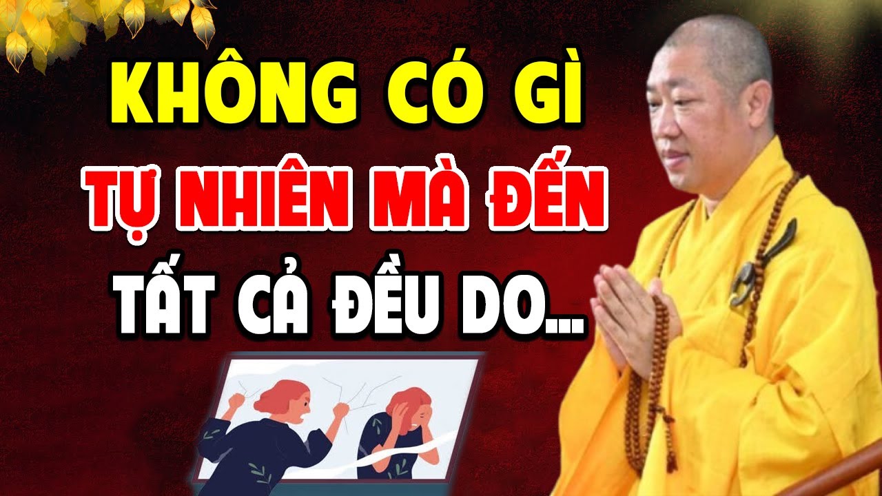 Trong Cuộc Sống Không Có Gì Tự Đến Tất Cả Đều Có NHÂN QUẢ Nghiệp Báo Mà Ra - Thầy Thích Thiện Thuận