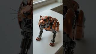 🐯 Mini Transformer MECHA TIGER ⚙️ Tiny Metal Pod Becomes a Robotic Predator!