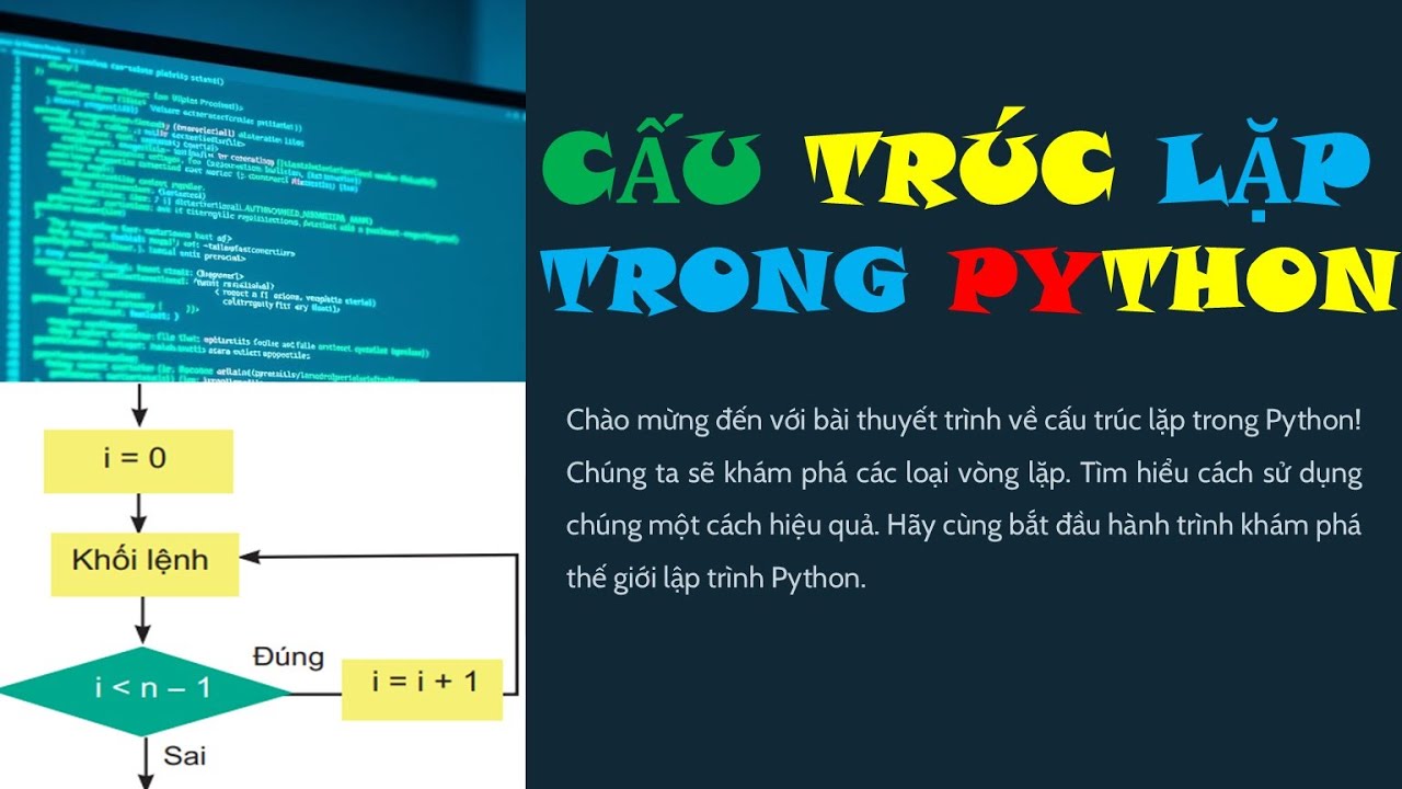 Câu lệnh lặp trong Python | Cấu trúc lặp trong Python - YouTube
