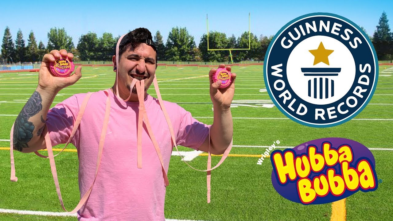 World Record Attempt Most Gum Chewed. (Documentary). YouTube