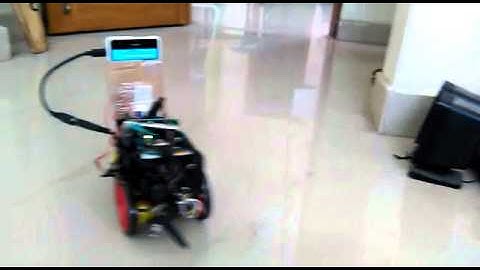 Wifi controlled robot using Arduino and sony android phone