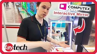 Highlight of Computex 2025: faytech's Interactive Mirror Solution!
