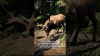 Famous Terrifying Moment ! Male Deer Nearly Becomes Prey to a Giant Python Net Worth